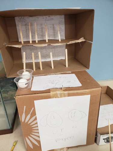 summer school cardboard fun